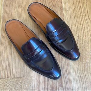 Everlane Penny Loafer slide in oxblood